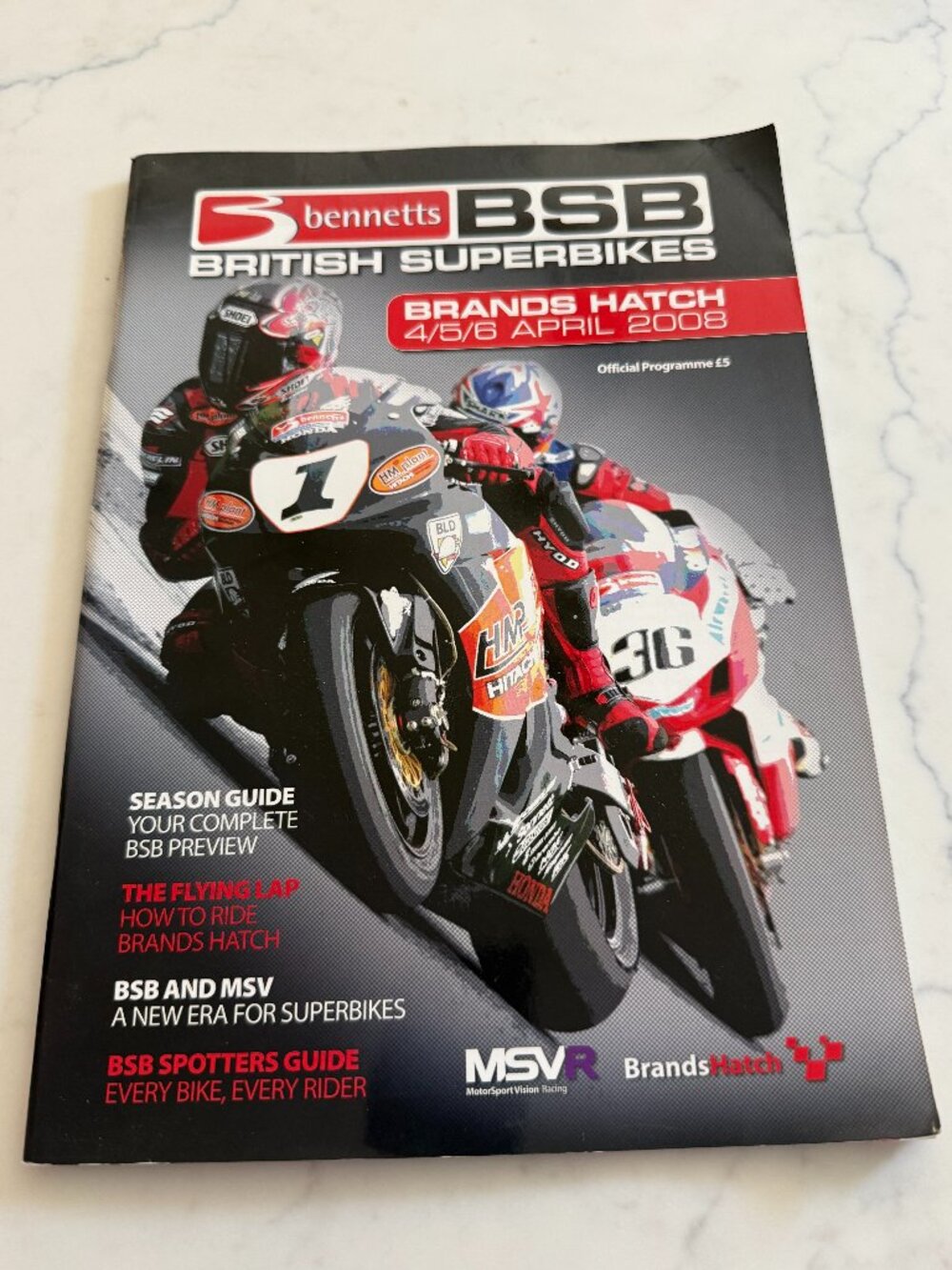 BSB Brands Hatch April 2008 Event Program
